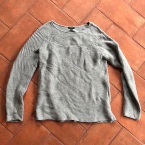 Gray Talbots knit sweater